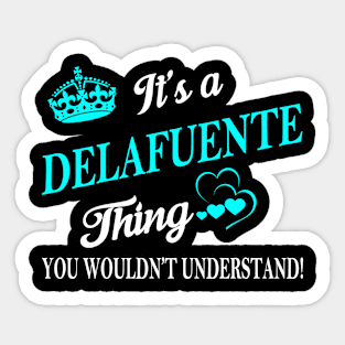 DELAFUENTE Sticker